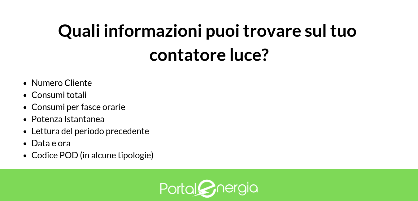 autolettura contatore luce