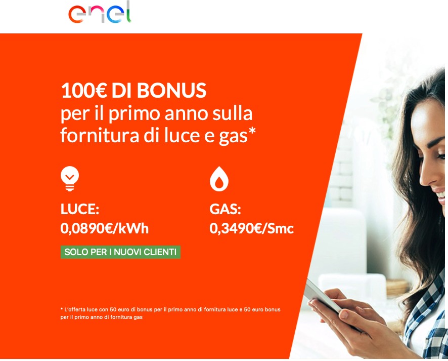 Speciale 50 Luce e Gas: le nuove offerte di Enel Energia